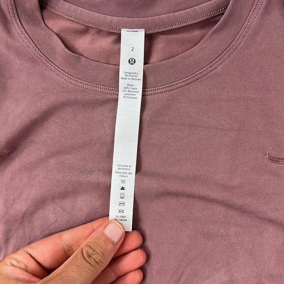 Lululemon Dropped Shoulder Long Sleeve Spiced Chai - Picture 2 of 5